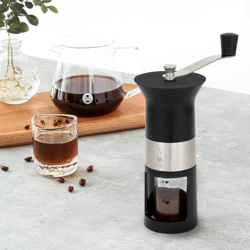 BIALeTTI MCPRO001 Manual Coffee Grinder, Alloy Steel, Black - Image 4